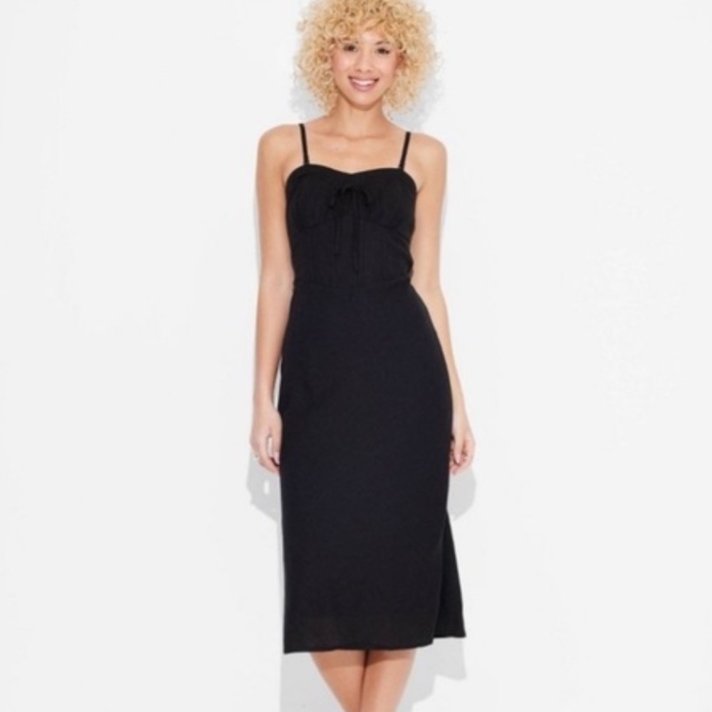 NWOT Wild Fable Linen Tube Corset Dress
